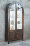 Arched Glass Door Armoire