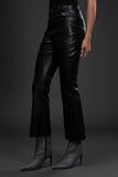 High Waisted Faux Leather Pants