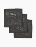 Good Morning Coffee Dishcloth Set