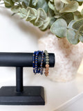 Blue & Gold Bracelet Set