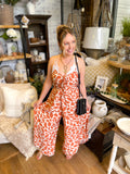 Round Hem Midi Jumpsuit