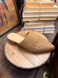 Woven Leather Flats
