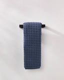 Midnight Blue Waffle Hand Towel