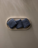 Midnight Blue Waffle Washcloth Set