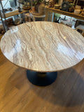 Marble Top Pedestal Dining Table
