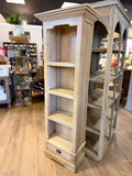 Library Bookshelf Cabinet: Sand