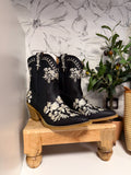 Embroidered Ankle Cowgirl Boots