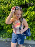 Striped Knit Tank Top