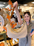 Slouchy Woven Shoulder Bag