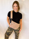 Suede Woven Bum Bag