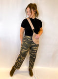 Camo Barrel Leg Pants