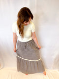 Plaid Maxi Skirt