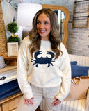 Crab Relaxed Knit Sweater