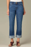 Wit & Wisdom Frayed Hem Boyfriend Jeans