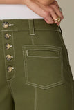 Wit & Wisdom Buttoned Wide Leg Pants
