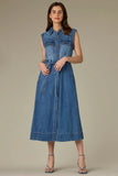 Wit & Wisdom Belted Denim Dress