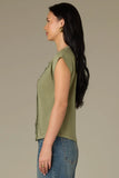 Wit & Wisdom Extended Shoulder Woven Top