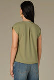 Wit & Wisdom Extended Shoulder Woven Top