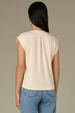 Wit & Wisdom Extended Shoulder Woven Top