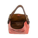 Classic Slouchy Handbag With Crossbody Bag