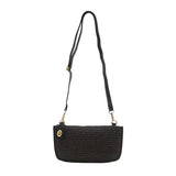 Straw Mini Wristlet Crossbody