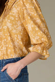 Wit & Wisdom Floral Buttoned Blouse