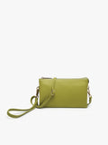 Riley Clutch & Crossbody: Chartreuse