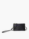 Riley Clutch & Crossbody: Black Velvet