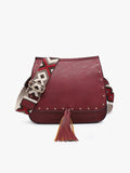 Bailey Crossbody Bag: Wine