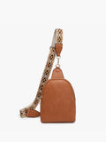 Ellen Mini Slingbag: Brown