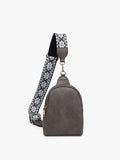 Ellen Mini Slingbag: Charcoal