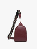 Ellen Mini Slingbag: Merlot