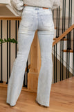 Judy Blue Rhinestone Side Panel Flare Jeans