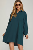 Collared Long Sleeve Dress