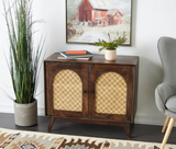 Glass Door Wood Cabinet