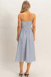 Striped Spaghetti Strap Dress