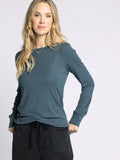 Thread & Supply Ribbed Crew Neck Top