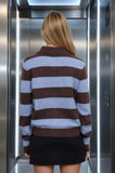 Striped Knit Cardigan