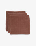 Dusty Rose Waffle Washcloth Set
