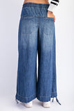 Wide Leg Denim Pants