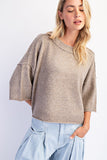 Crew Neck Oversized Sweater