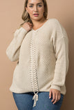 Curvy Ribbed Sweater