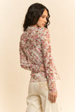 Floral Mesh Top