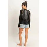 Open Knit Cardigan
