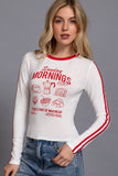 "Sunday Mornings" Long Sleeve Top