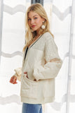 Quilted Sweater Jacket