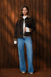 Floral Denim Jacquard Jacket