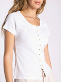 Thread & Supply Ribbed Cardi Tee