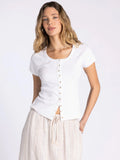 Thread & Supply Ribbed Cardi Tee