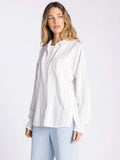 Thread & Supply Striped Linen Top